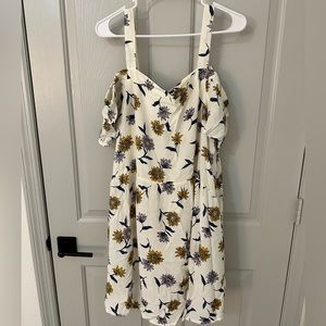Cream Floral Old Navy Dress
